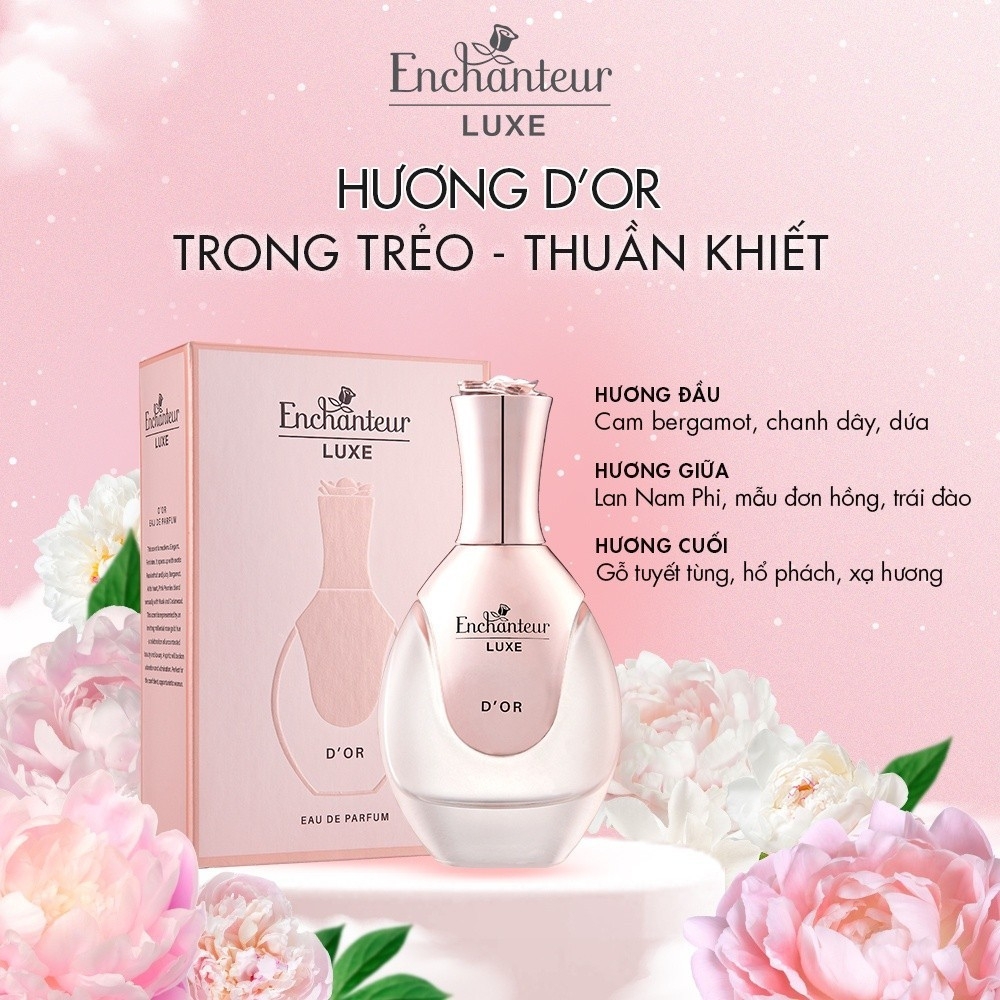 Nước hoa cao cấp Enchanteur Luxe Rouge/D’or 50ml