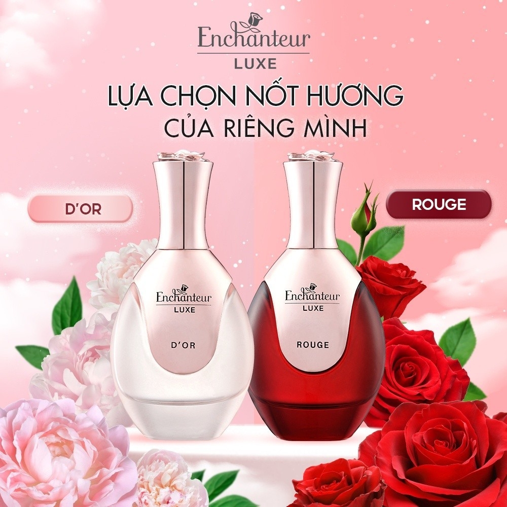 Nước hoa cao cấp Enchanteur Luxe Rouge/D’or 50ml