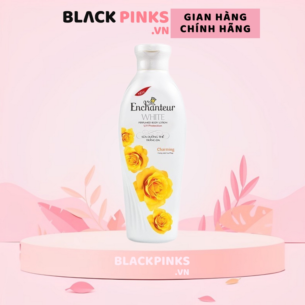 Sữa dưỡng thể trắng da/ dưỡng ẩm mềm mịn da Enchanteur Charming 200g