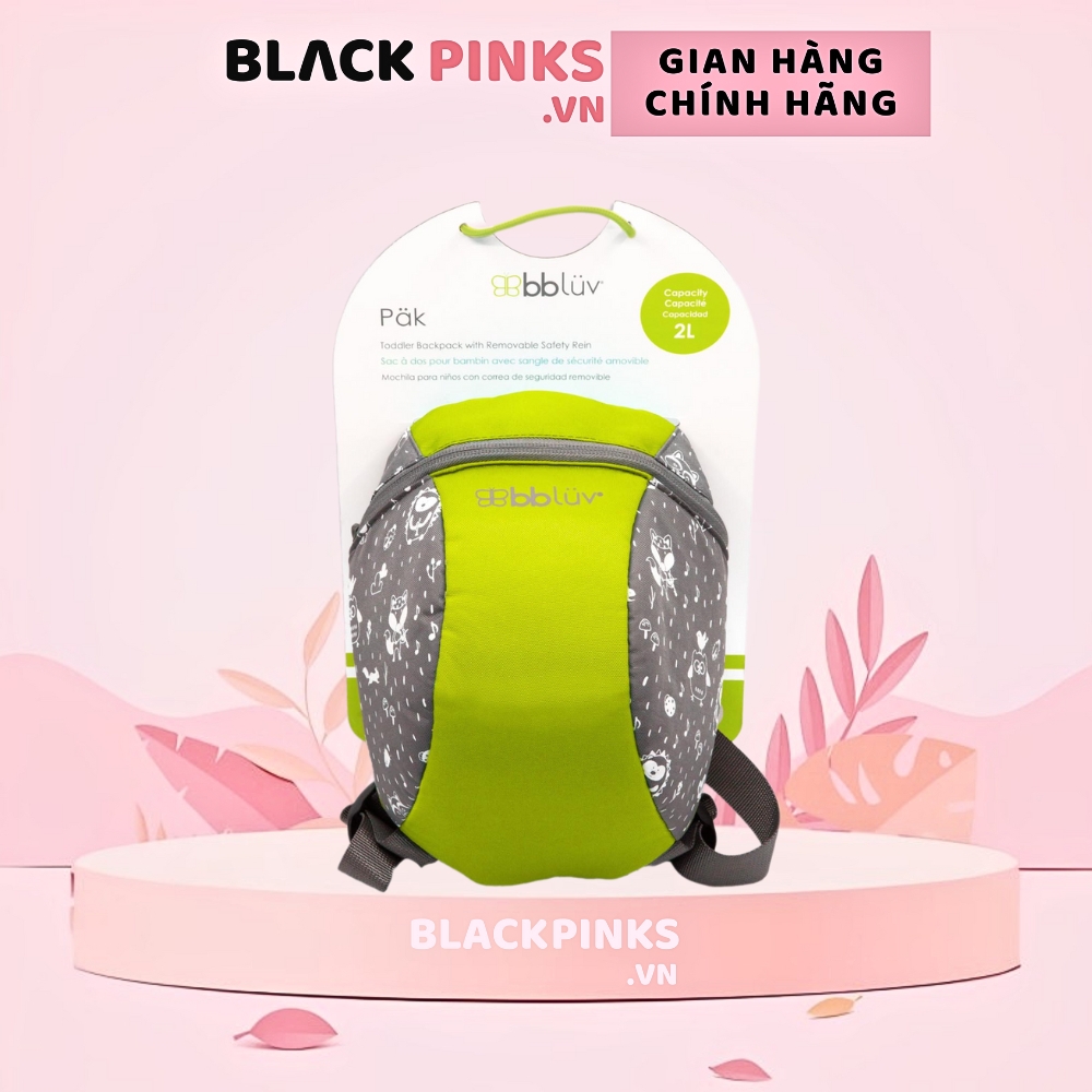 Balo cho bé bbluv Pak Aqua/Lime/Pink