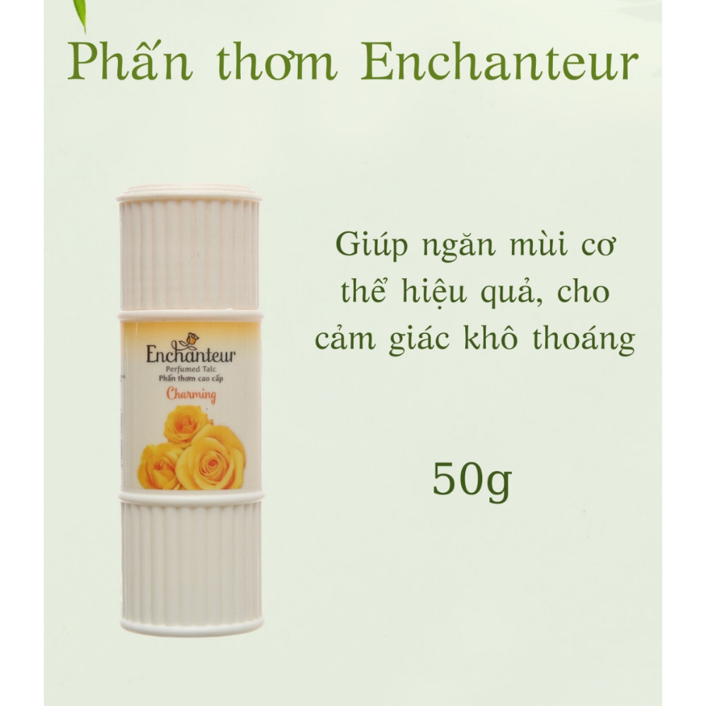 Phấn thơm cao cấp Enchanteur Charming 50g