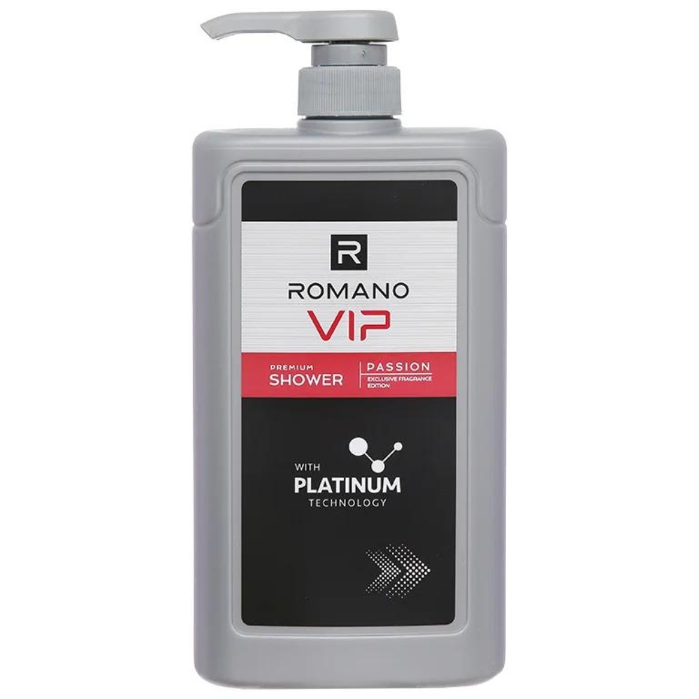 Sữa tắm hương nước hoa cao cấp Romano VIP Vision/Passion 650g