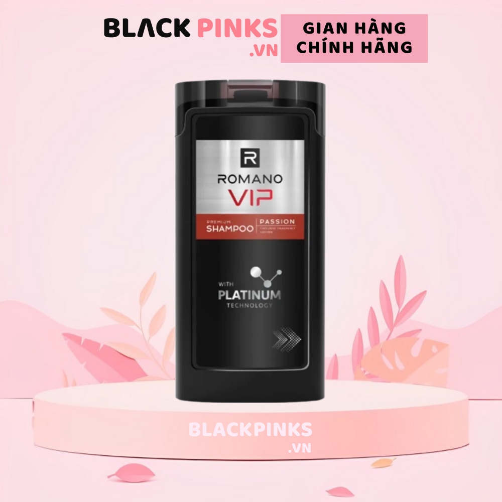 Dầu gội hương nước hoa cao cấp Romano VIP Vision/Passion 180g
