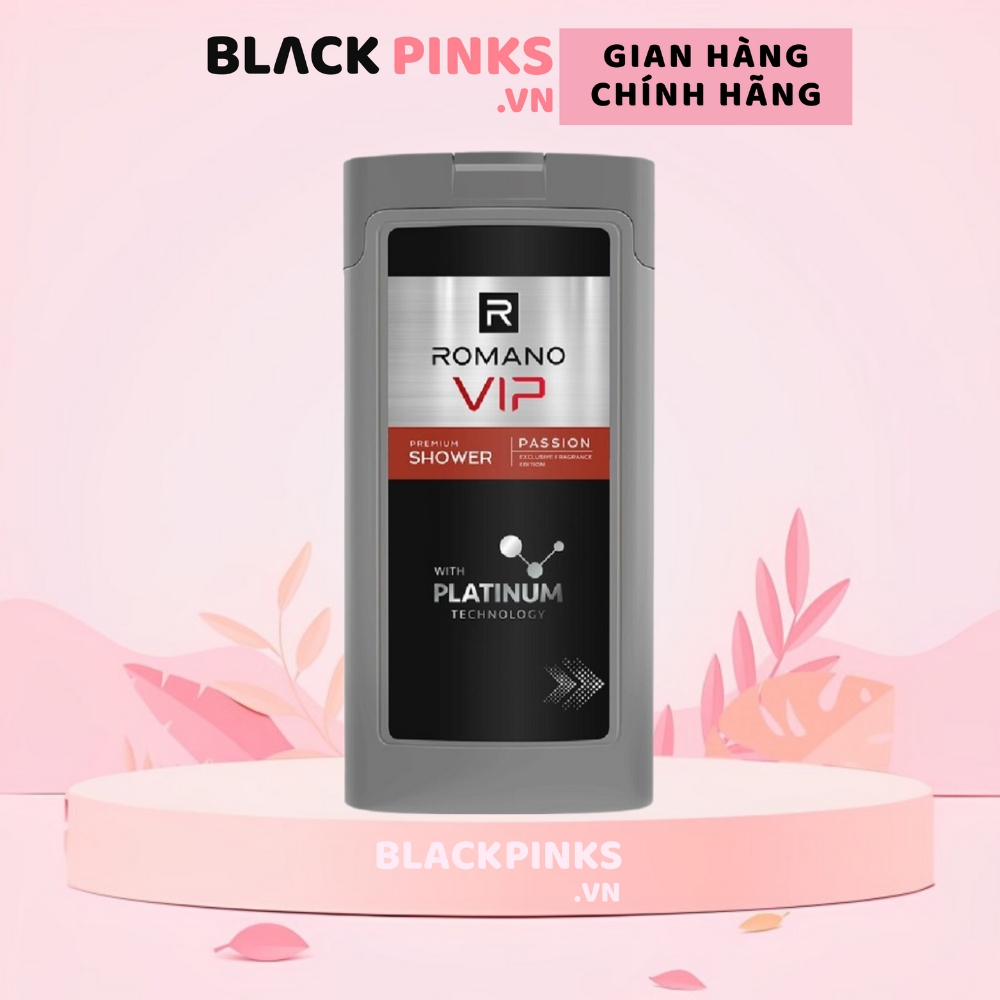 Sữa tắm hương nước hoa cao cấp Romano VIP Vision/Passion 180g