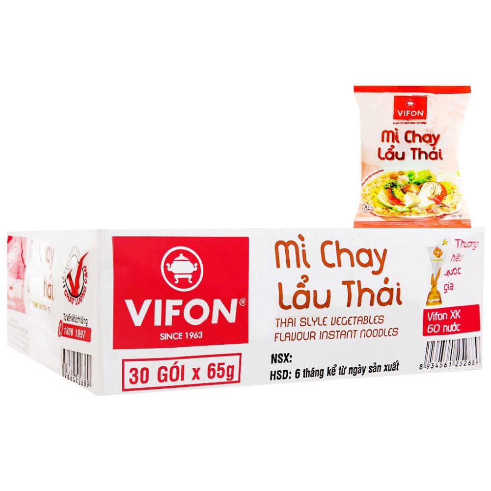 [xóa] Mì chay Vifon lẩu thái gói 65g