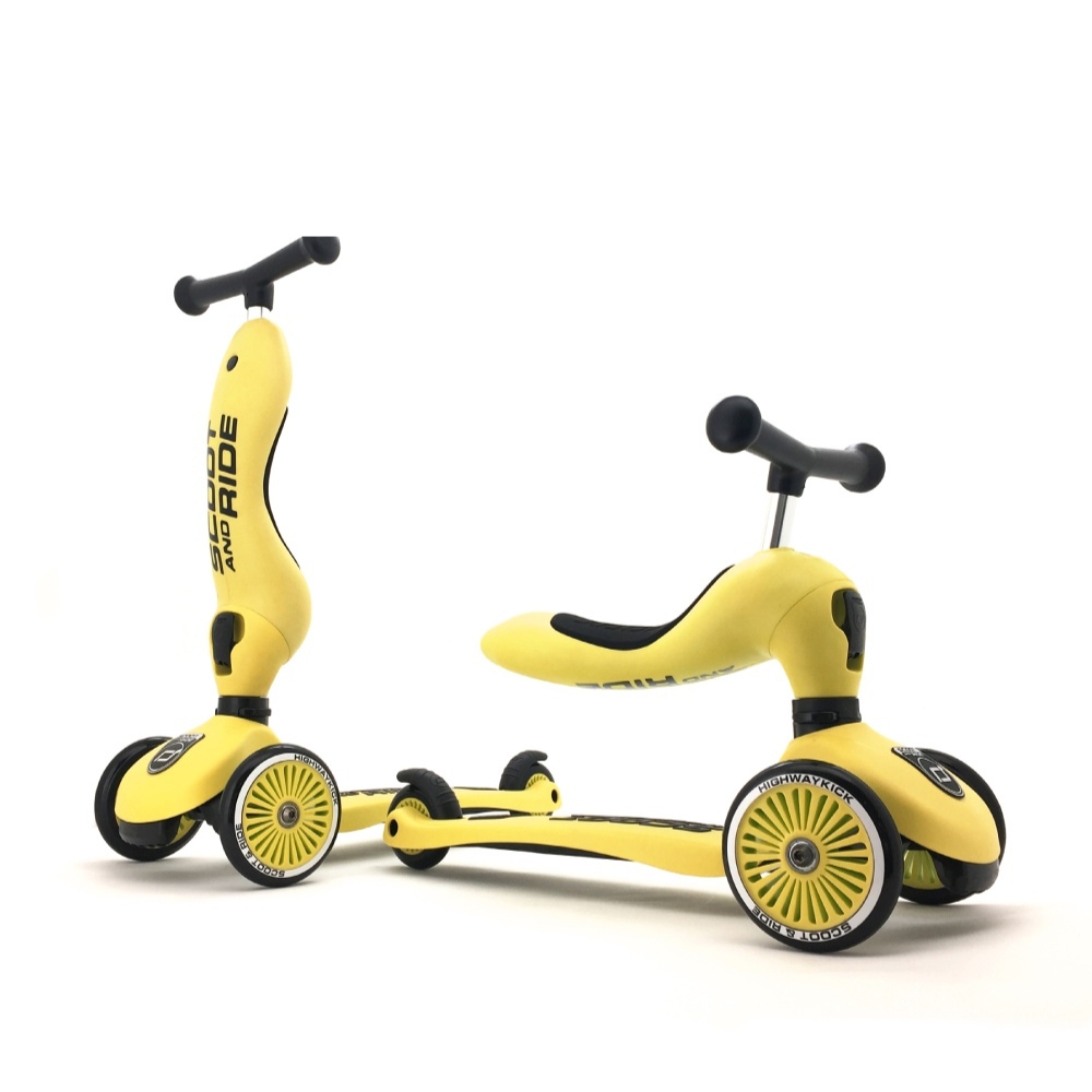 Xe chòi chân, scooter trẻ em Scoot and Ride Highwaykick 1 (lemon)