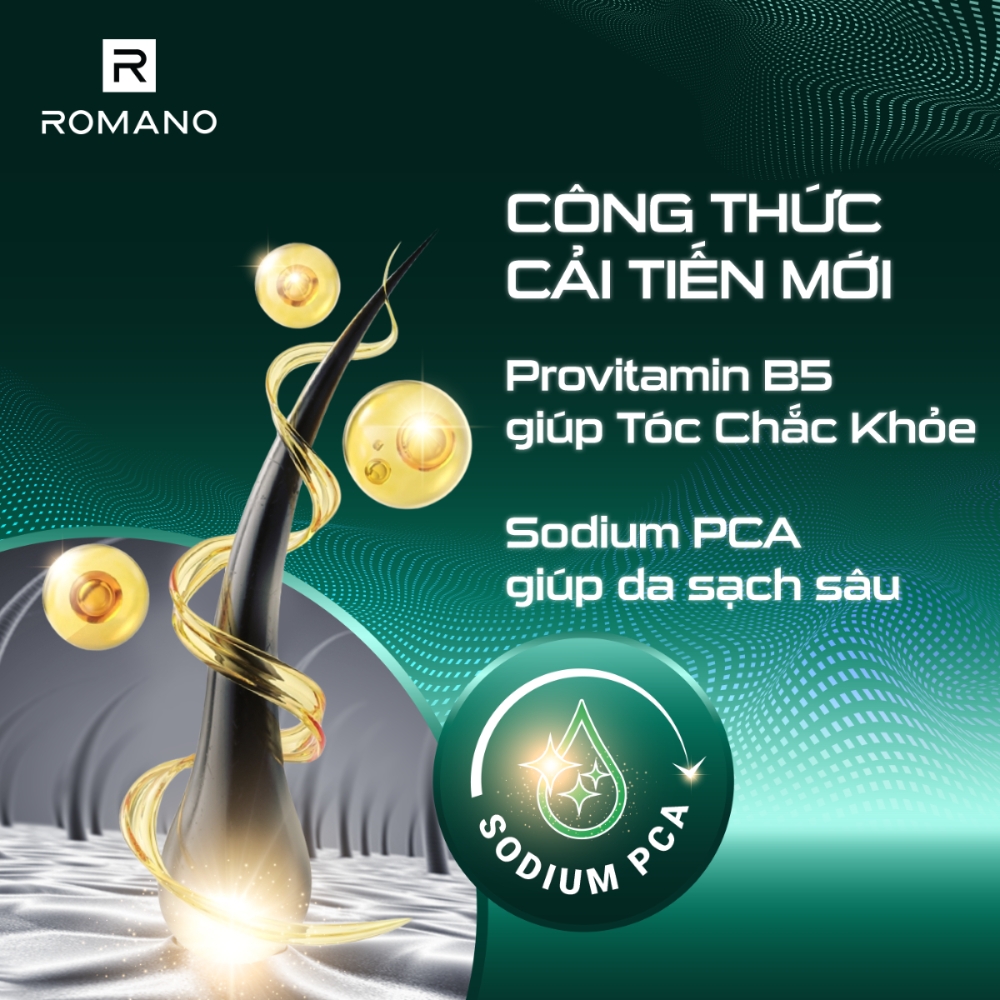 Tắm gội 2in1 hương nước hoa Romano Classic/Attitude/Force 180g