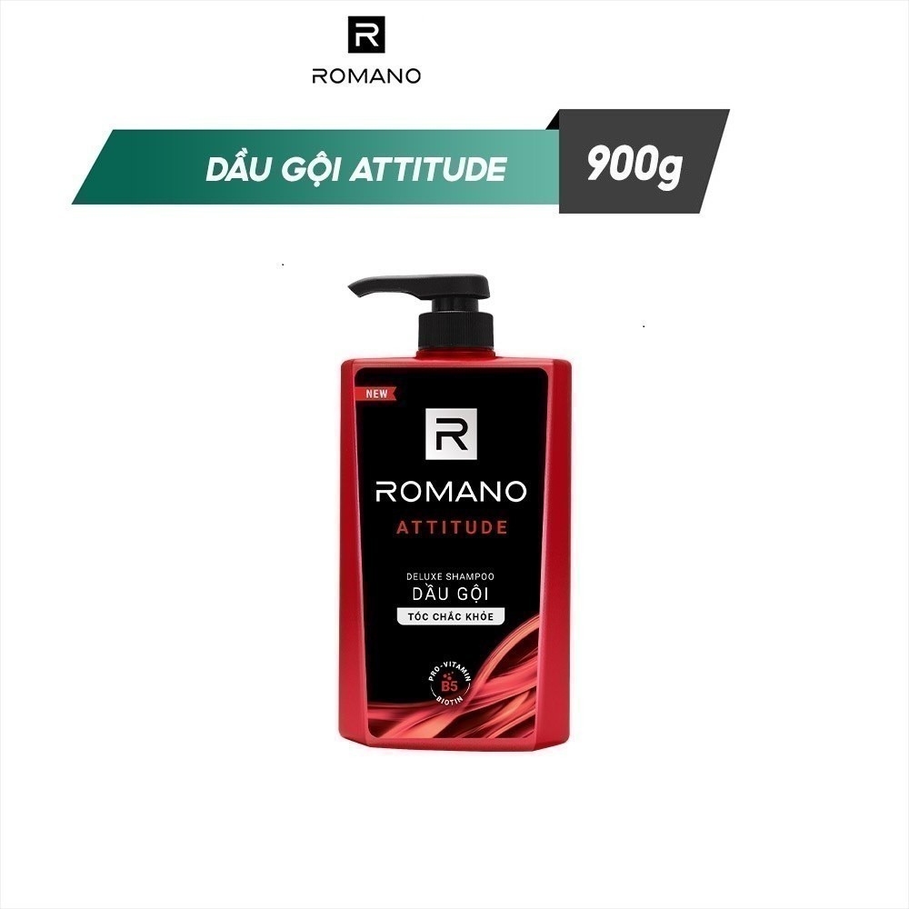 Dầu gội hương nước hoa Romano Classic/Attitude 900g