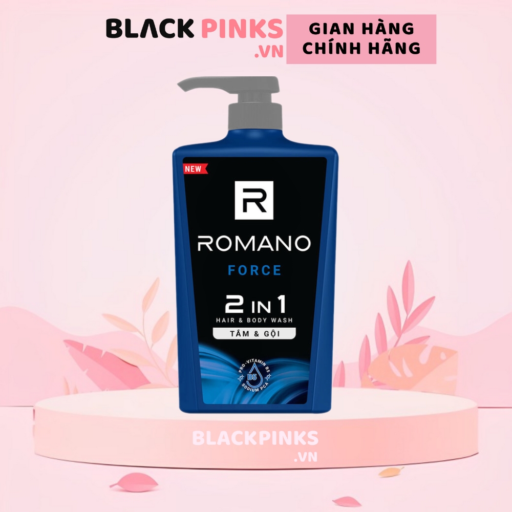 Tắm gội 2in1 hương nước hoa Romano Classic/Attitude/Force 650g