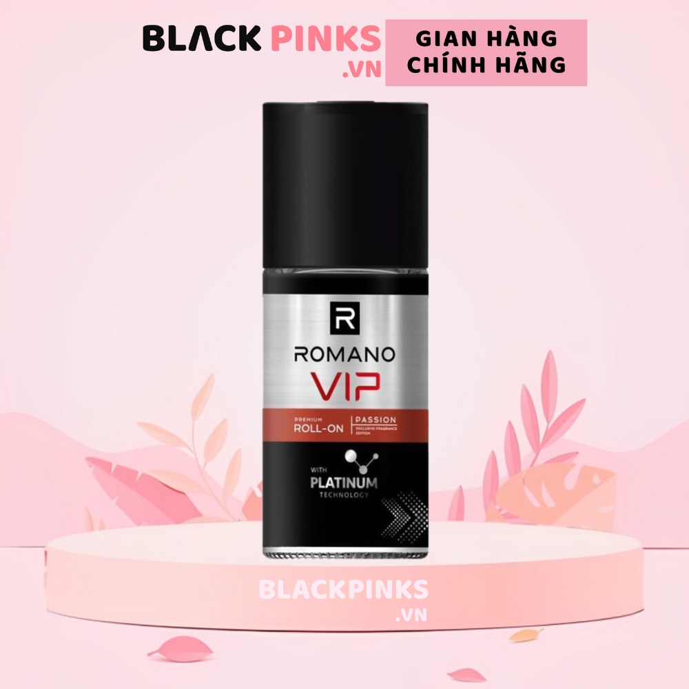 Lăn khử mùi hương nước hoa cao cấp Romano VIP Vision/Passion 50ml