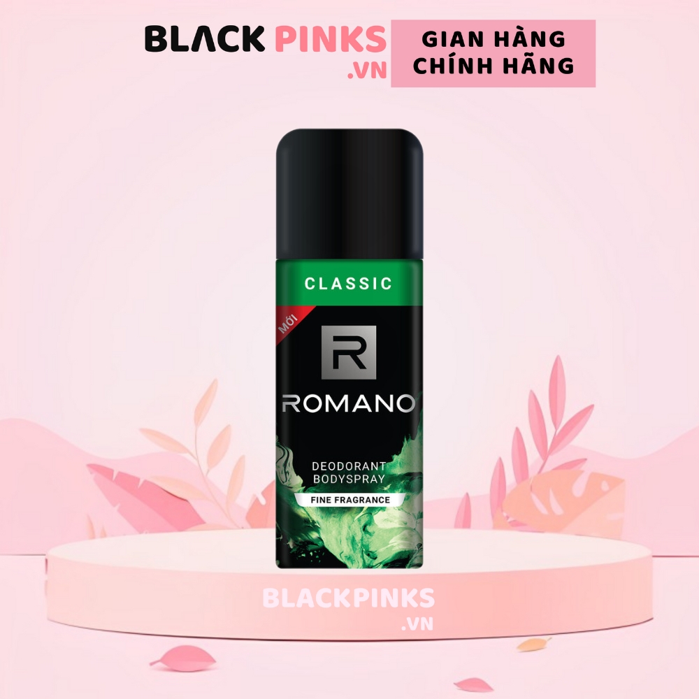 Xịt khử mùi hương nước hoa Romano Classic/Attitude/Gentleman/Force 150ml