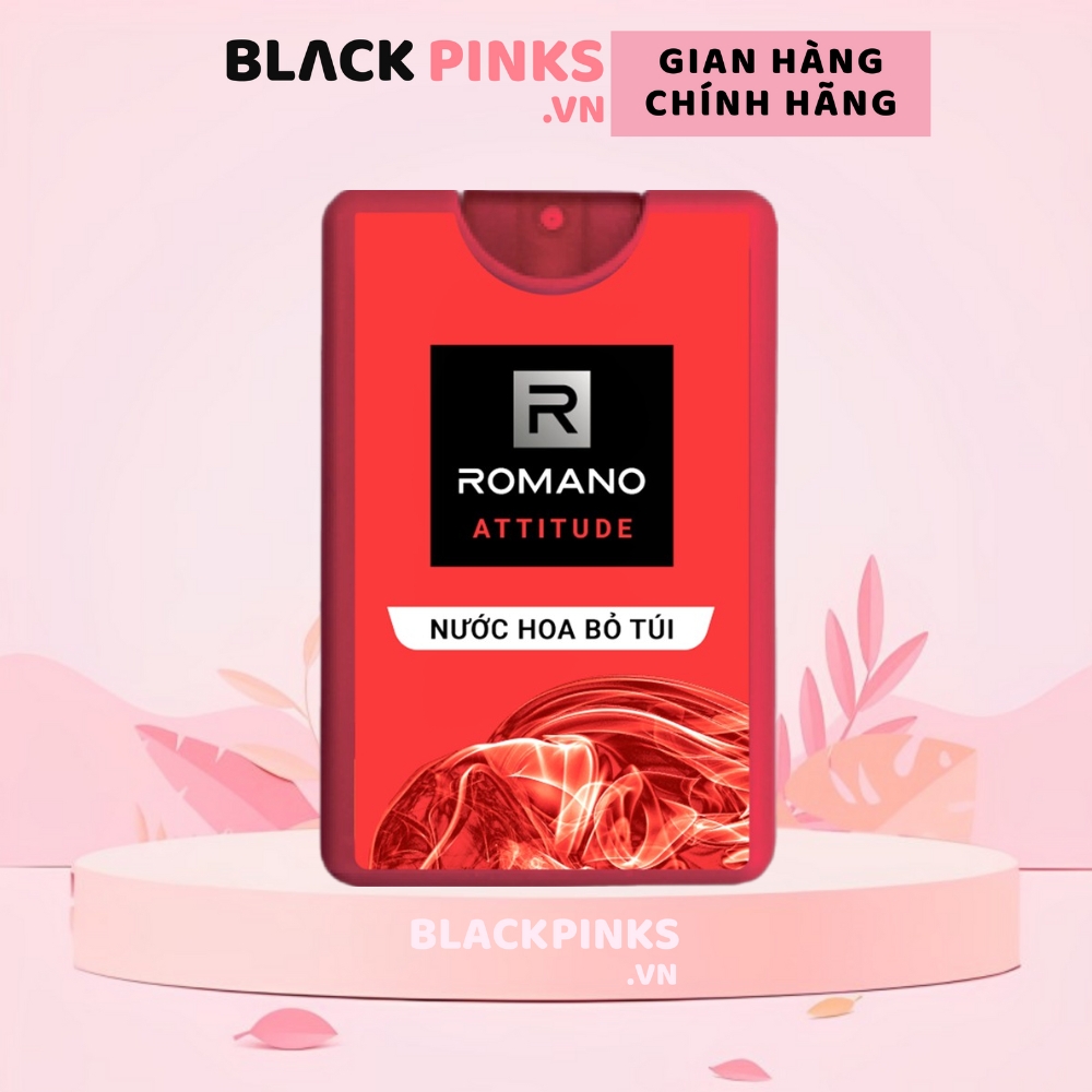 Nước hoa nam bỏ túi Romano Classic/Attitude/Force/Gentleman 18ml