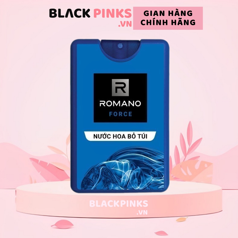 Nước hoa nam bỏ túi Romano Classic/Attitude/Force/Gentleman 18ml