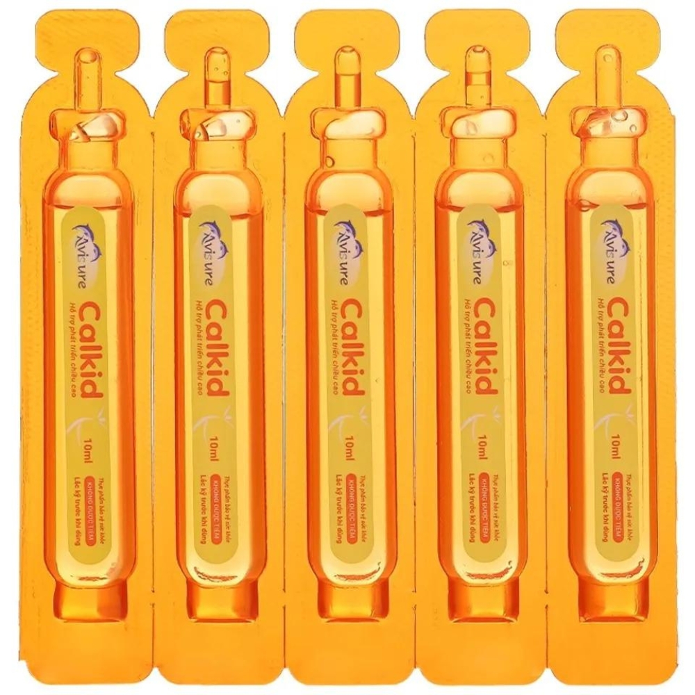 Siro Avisure Calkid hỗ trợ phát triển chiều cao 30 ống cho bé từ 2 tuổi