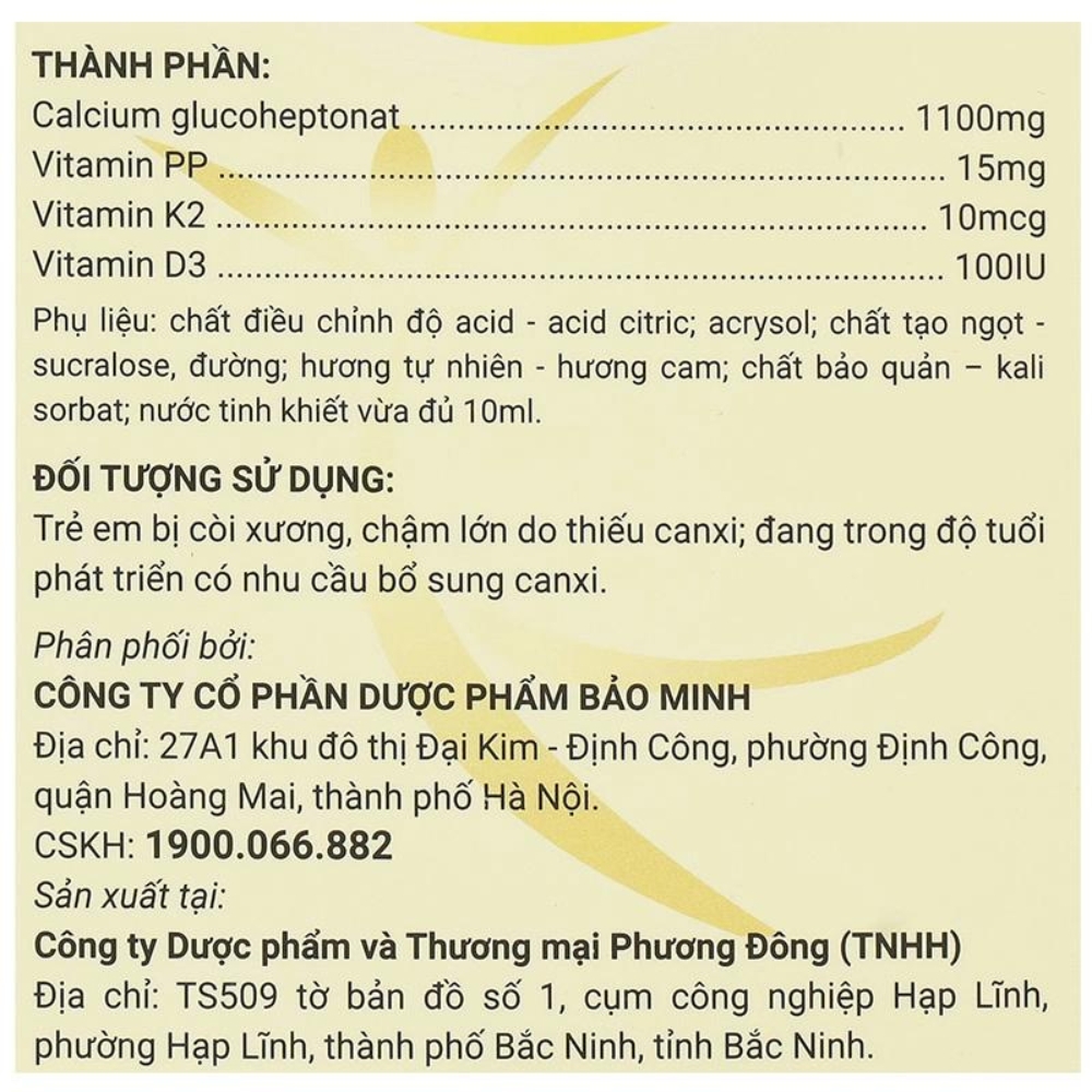 Siro Avisure Calkid hỗ trợ phát triển chiều cao 30 ống cho bé từ 2 tuổi