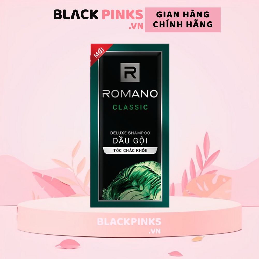 Dây 14 gói 5g dầu gội hương nước hoa Romano Classic/Attitude/Force/Gentleman