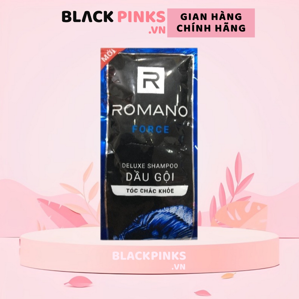 Dây 14 gói 5g dầu gội hương nước hoa Romano Classic/Attitude/Force/Gentleman