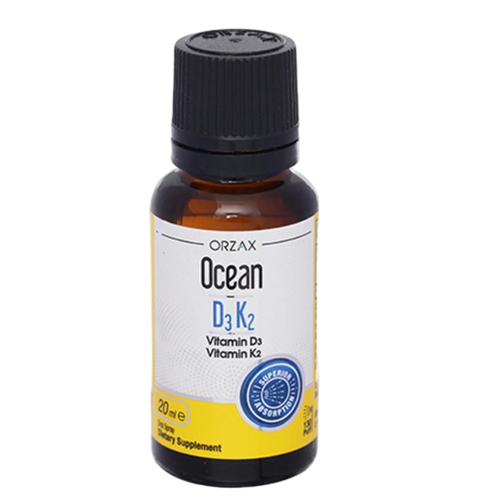 Xịt Orzax Ocean D3K2 hỗ trợ hấp thu canxi 20 ml cho bé từ 0 tháng tuổi