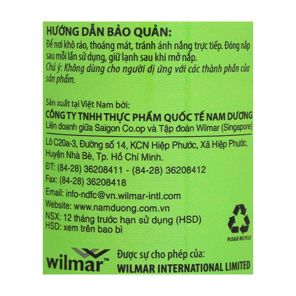 Tương cà Nam Dương chai 255ml (date 1/11/2024)