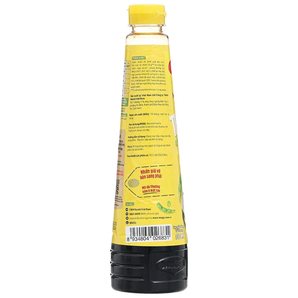 Nước tương đậu nành Maggi thanh dịu chai 200ml/300ml/450ml/700ml