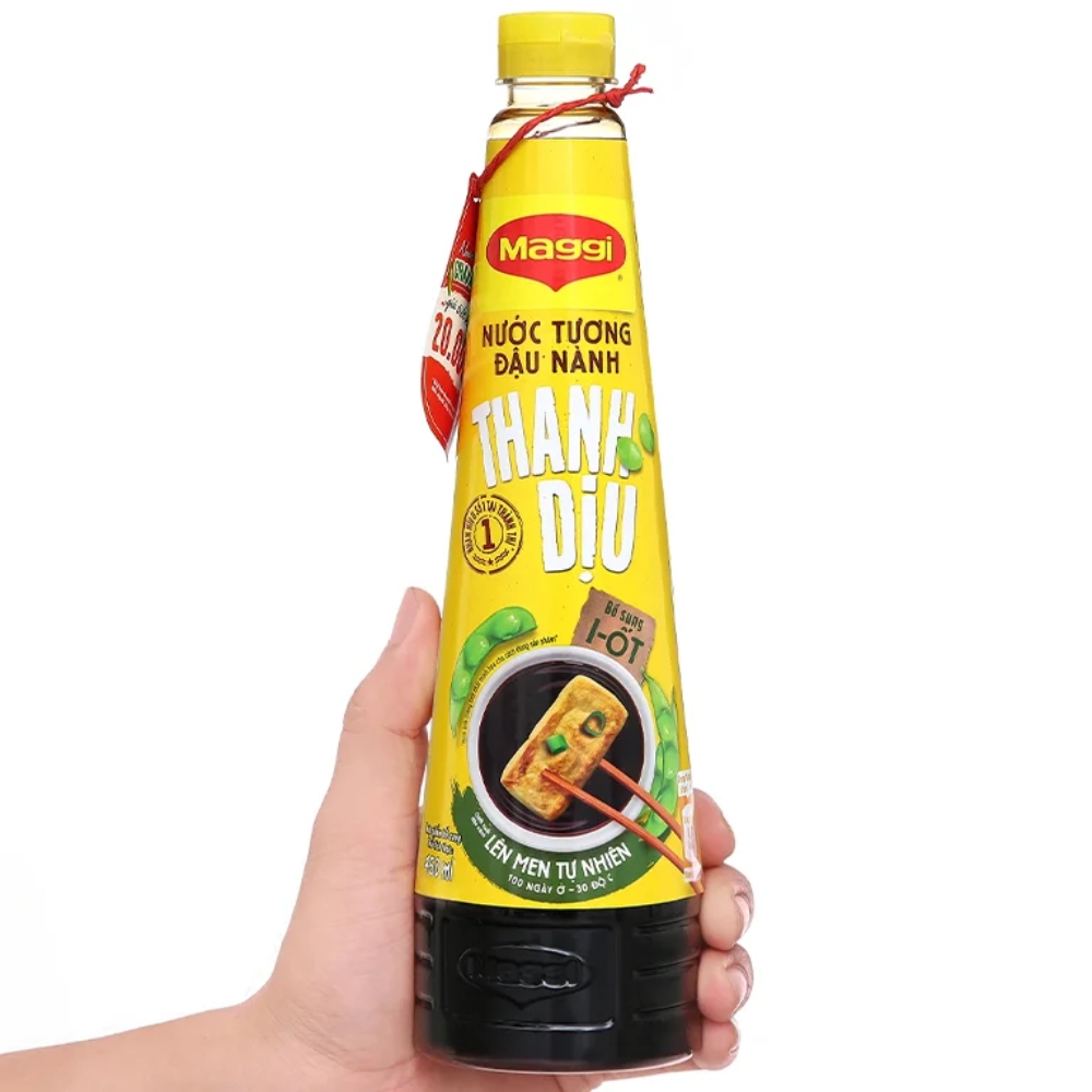 Nước tương đậu nành Maggi thanh dịu chai 200ml/300ml/450ml/700ml