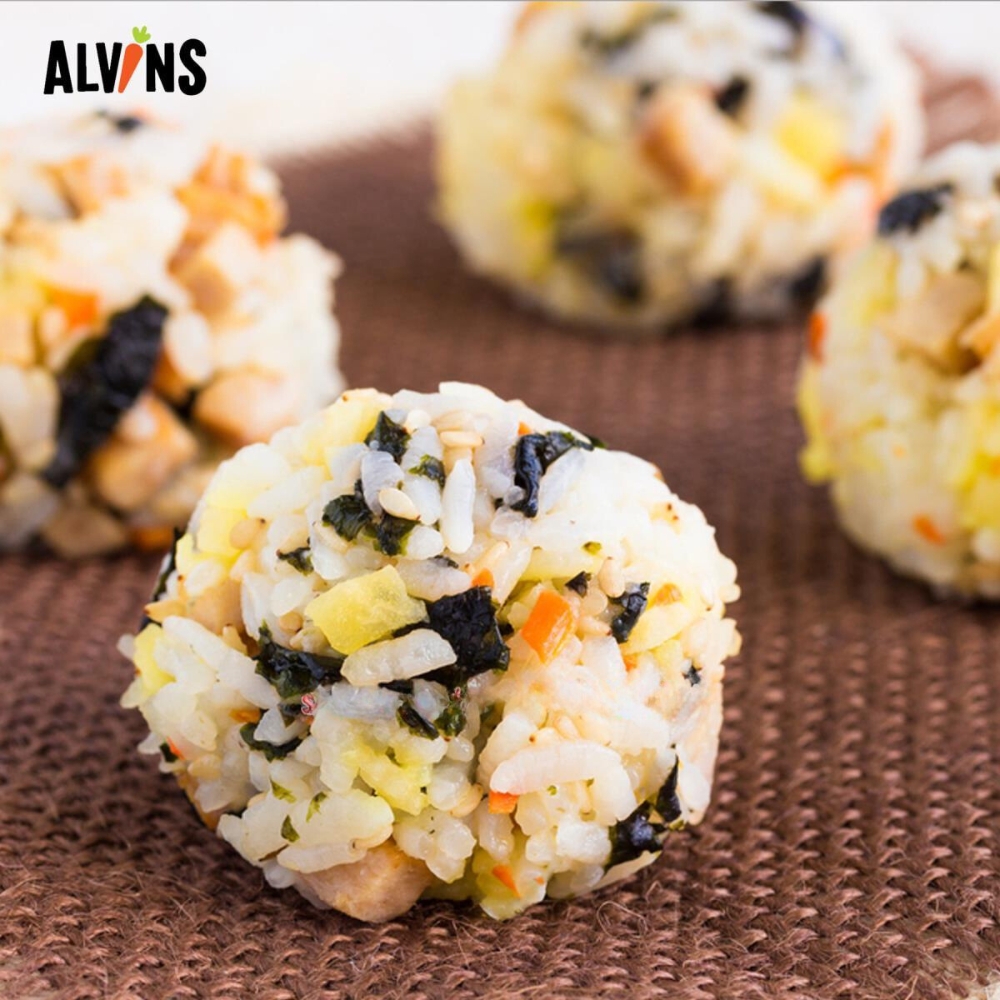 Rong biển rắc cơm hữu cơ vị hải sản/vị rau củ Alvins 21g