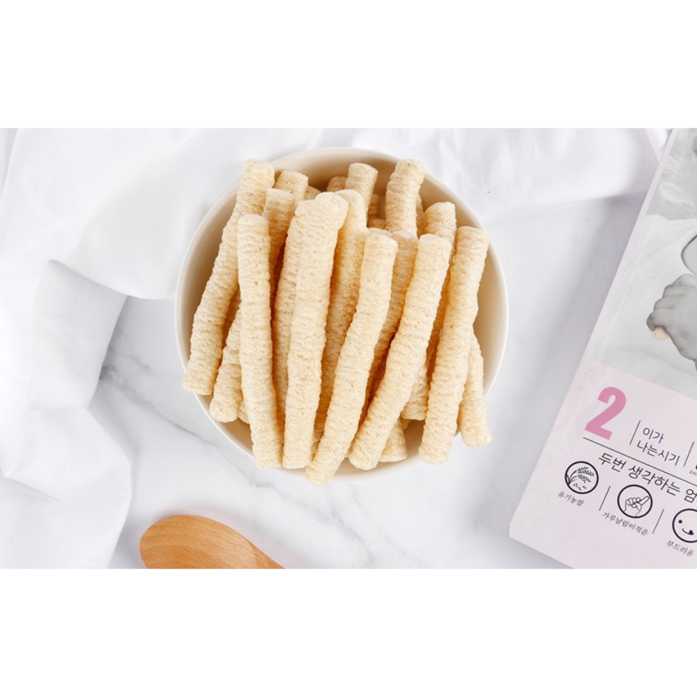 Bánh gạo lứt ăn dặm hữu cơ cho bé vị hành tây Alvins 25g