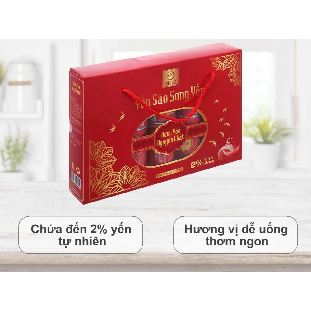 Yến sào Song Yến (Hộp 6 x 190ml)
