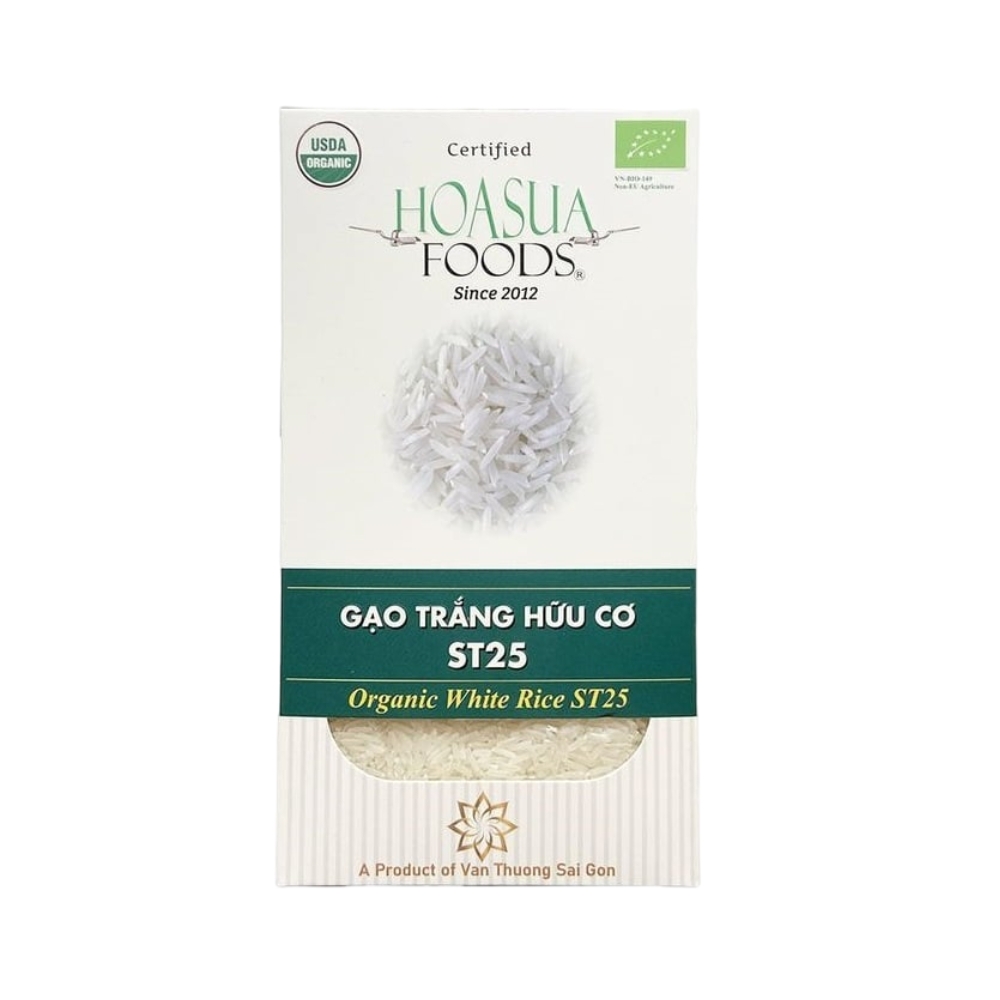 Gạo trắng hữu cơ ST25 Hoa Sữa 1kg