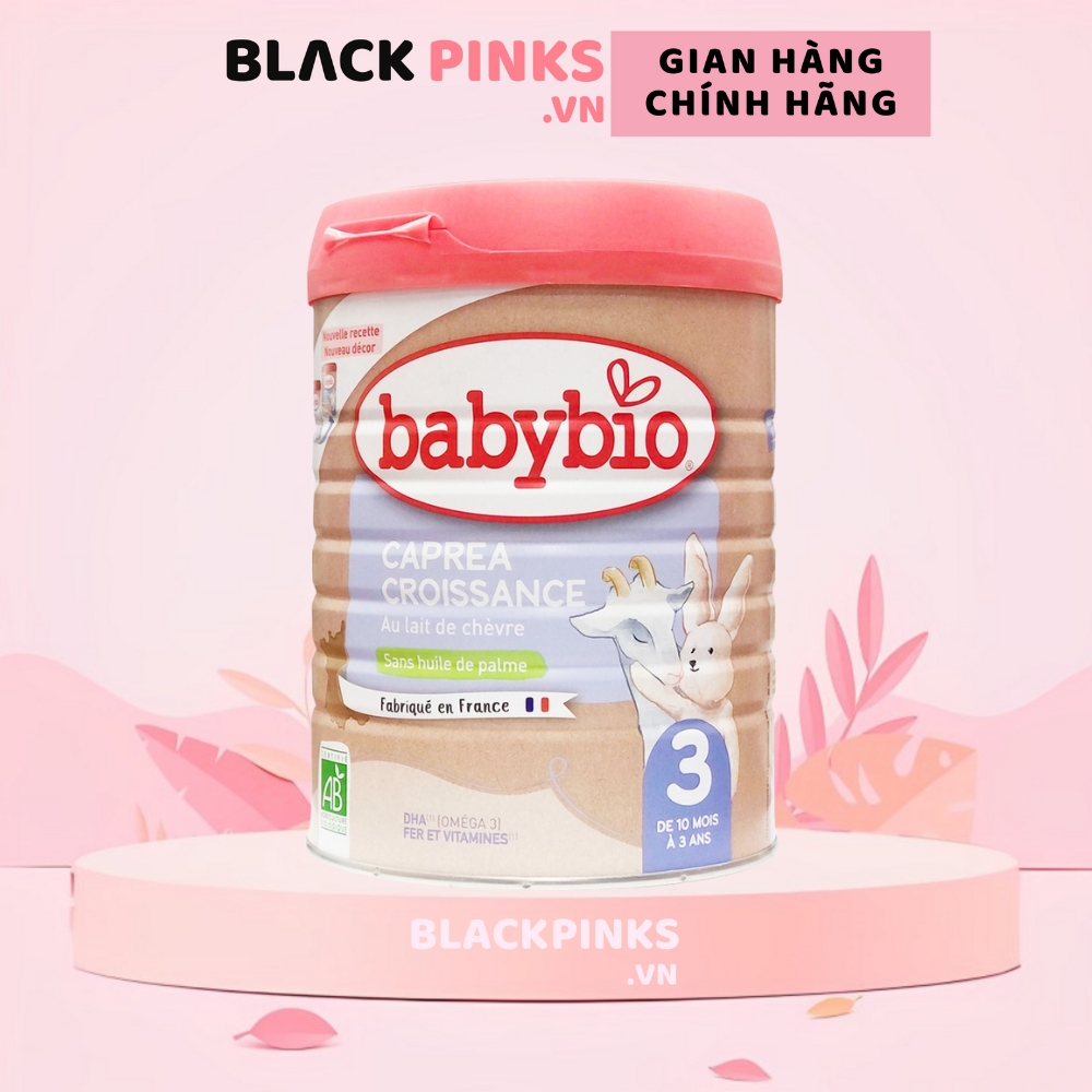 Sữa dê hữu cơ Babybio số 1/số 2/số 3 800g dành cho bé từ sơ sinh đến 36 tháng tuổi