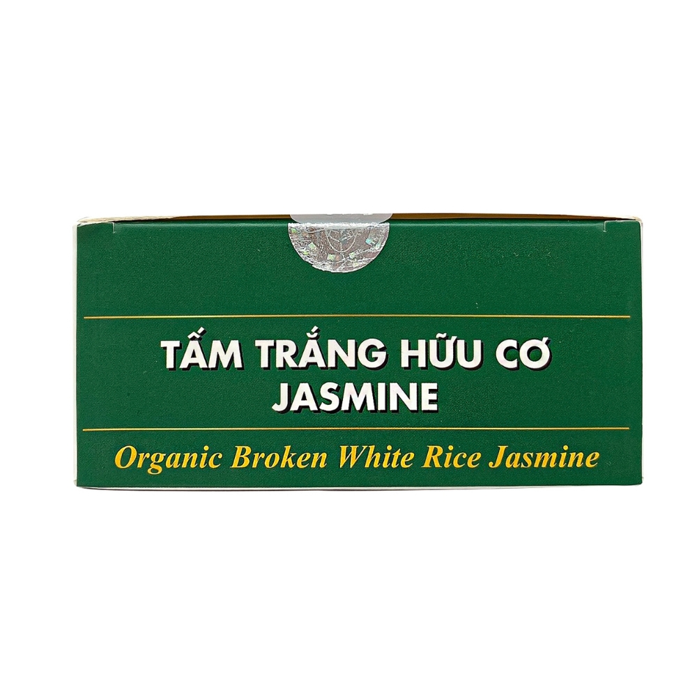 Gạo tấm trắng hữu cơ Jasmine Hoa Sữa 1kg