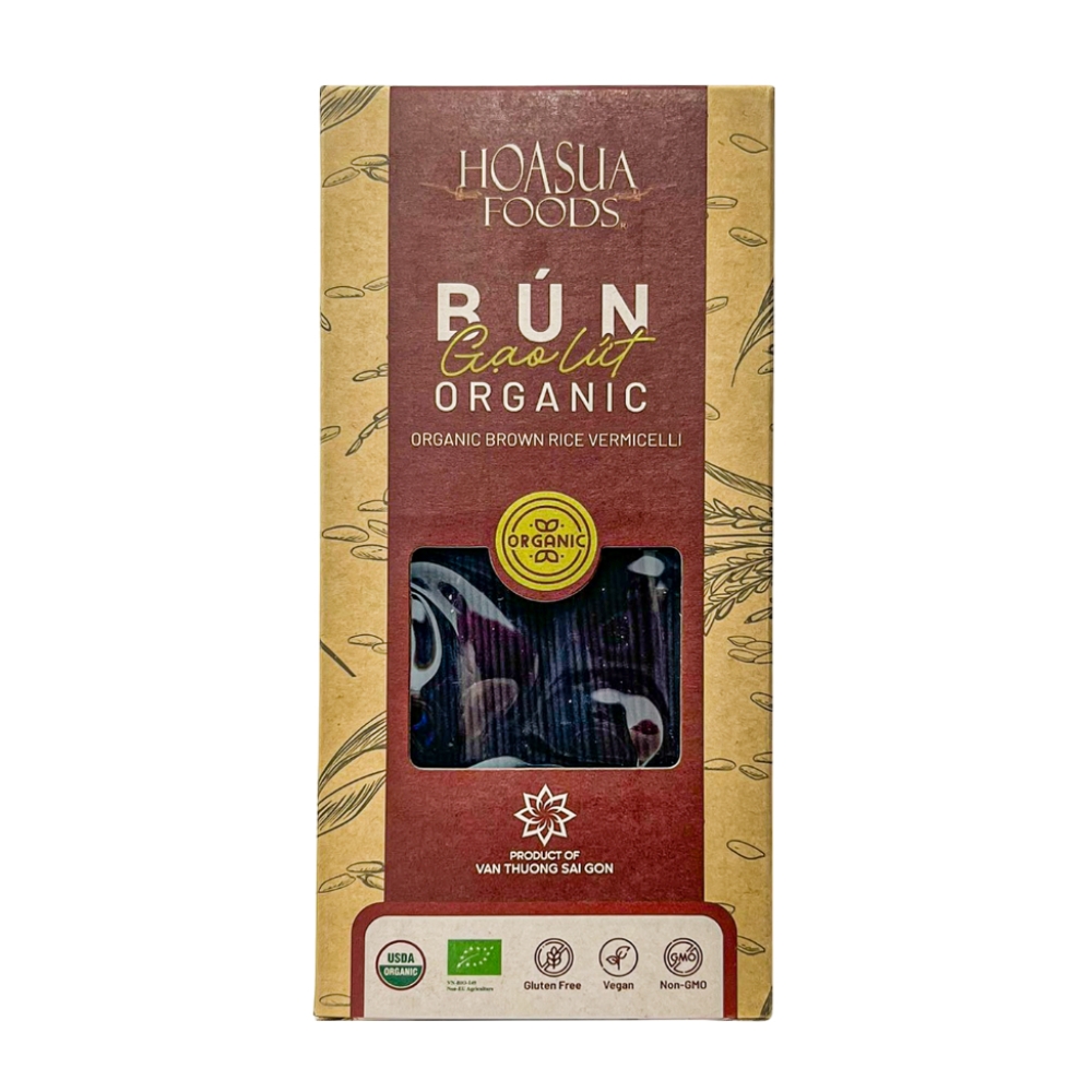 Bún gạo trắng/lứt hữu cơ Hoa Sữa 250g