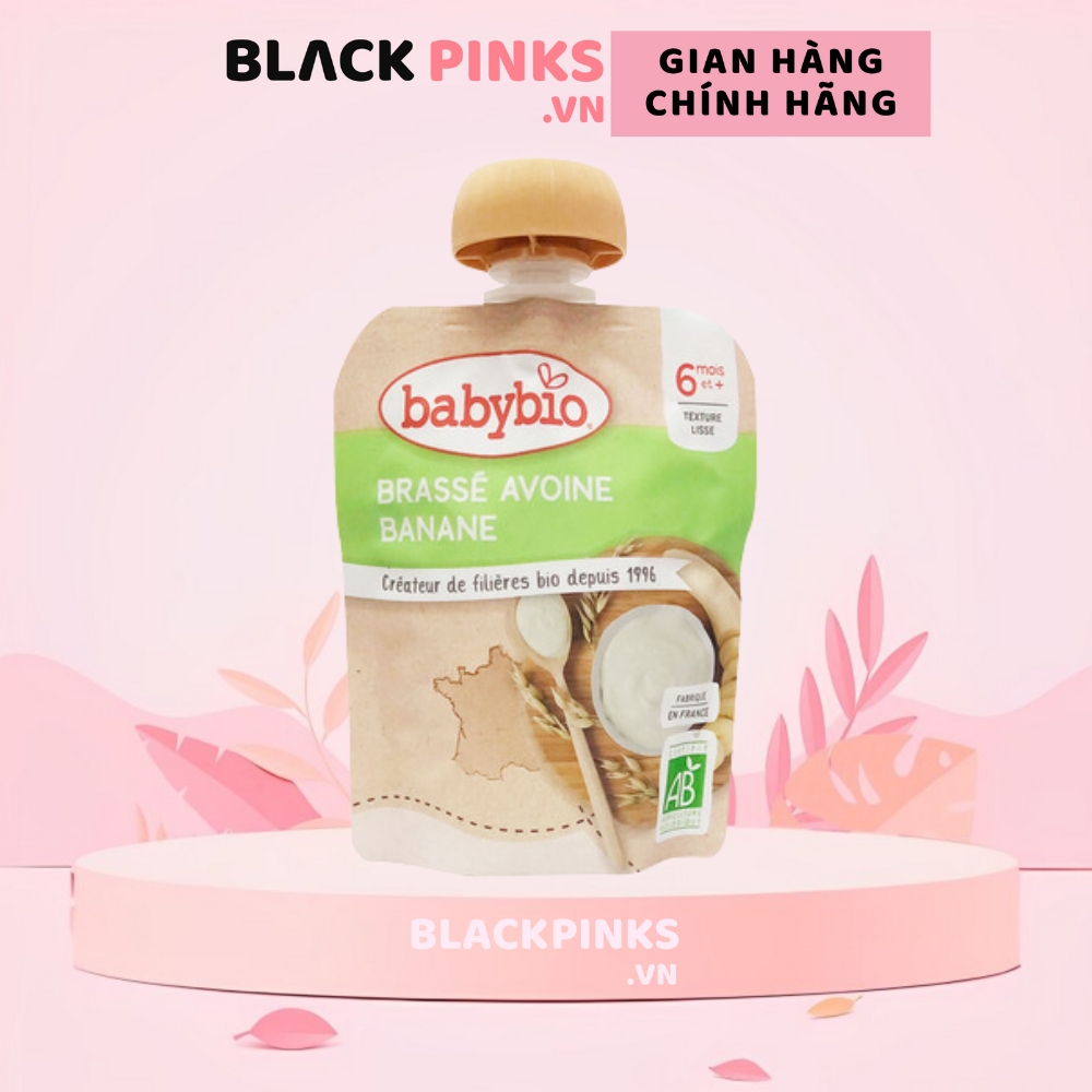 Sữa chua dừa/yến mạch hữu cơ cho bé nhiều vị Babybio 85g dành cho bé từ 6 tháng tuổi trở lên
