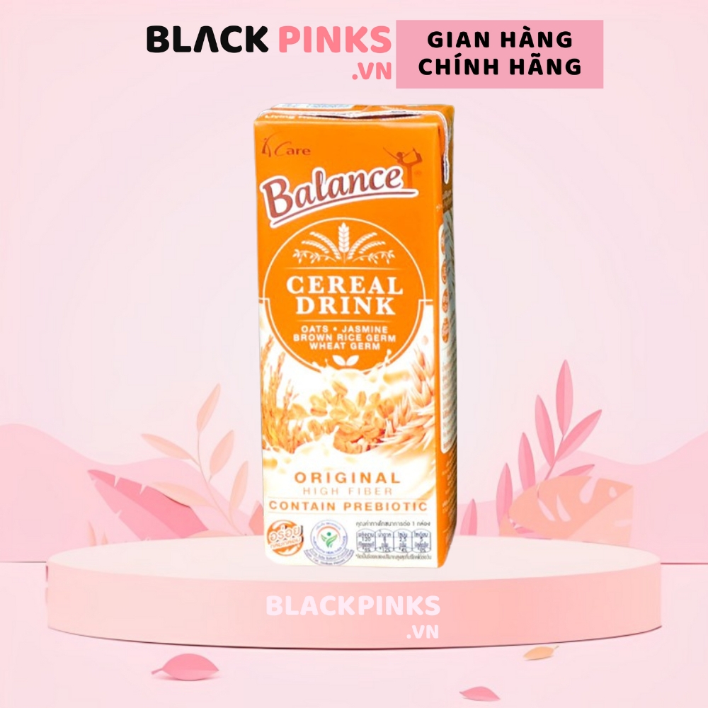 Sữa hạt ngũ cốc không đường/mè đen/truyền thống/socola 4Care Balance 180ml