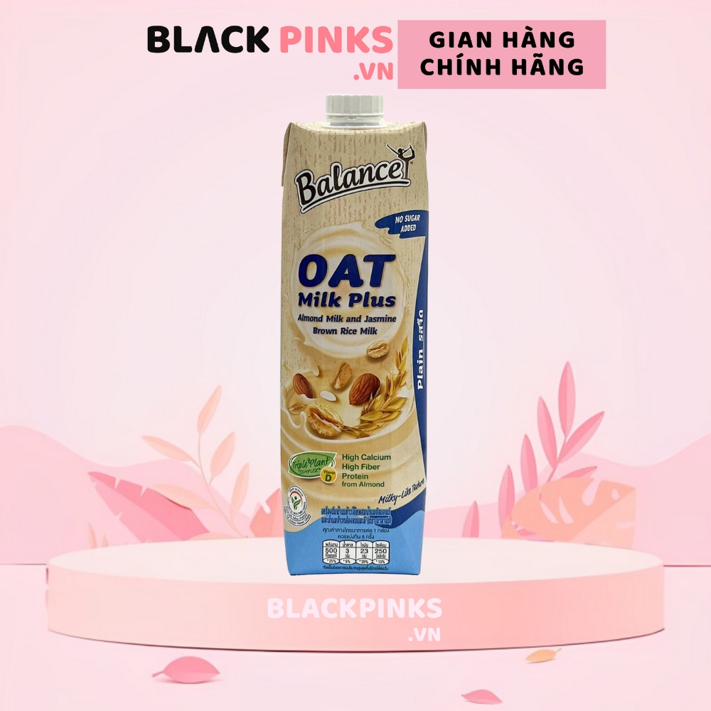 Thực phẩm bổ sung sữa yến mạch, hạnh nhân Balance vị truyền thống/vị socola 180ml/1 lít