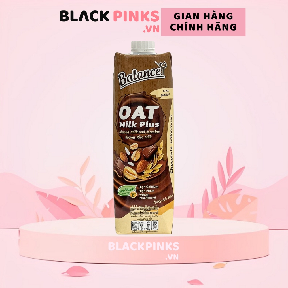 Thực phẩm bổ sung sữa yến mạch, hạnh nhân Balance vị truyền thống/vị socola 180ml/1 lít