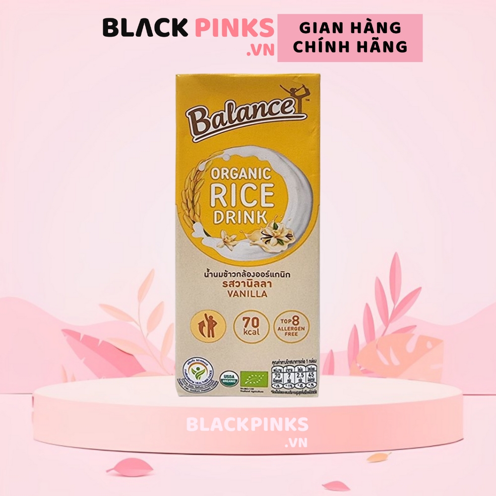 Sữa gạo trắng/gạo tím hữu cơ không đường/hương vani 4Care Balance 180ml