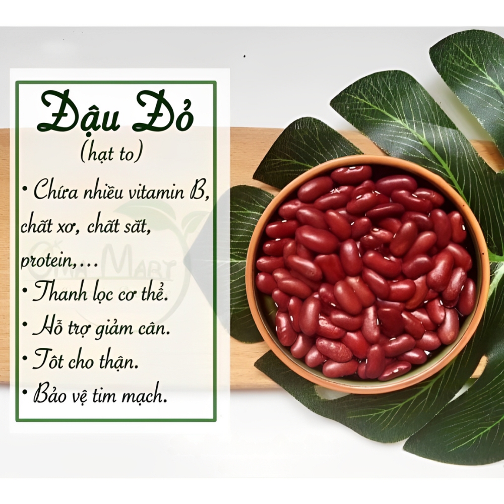 Kiều mạch cán dẹt/đậu lăng đỏ cam san hô/đậu hà lan/đậu đỏ azuki/đậu nành/ nguyên hạt/đậu xanh hữu cơ Markal 500g