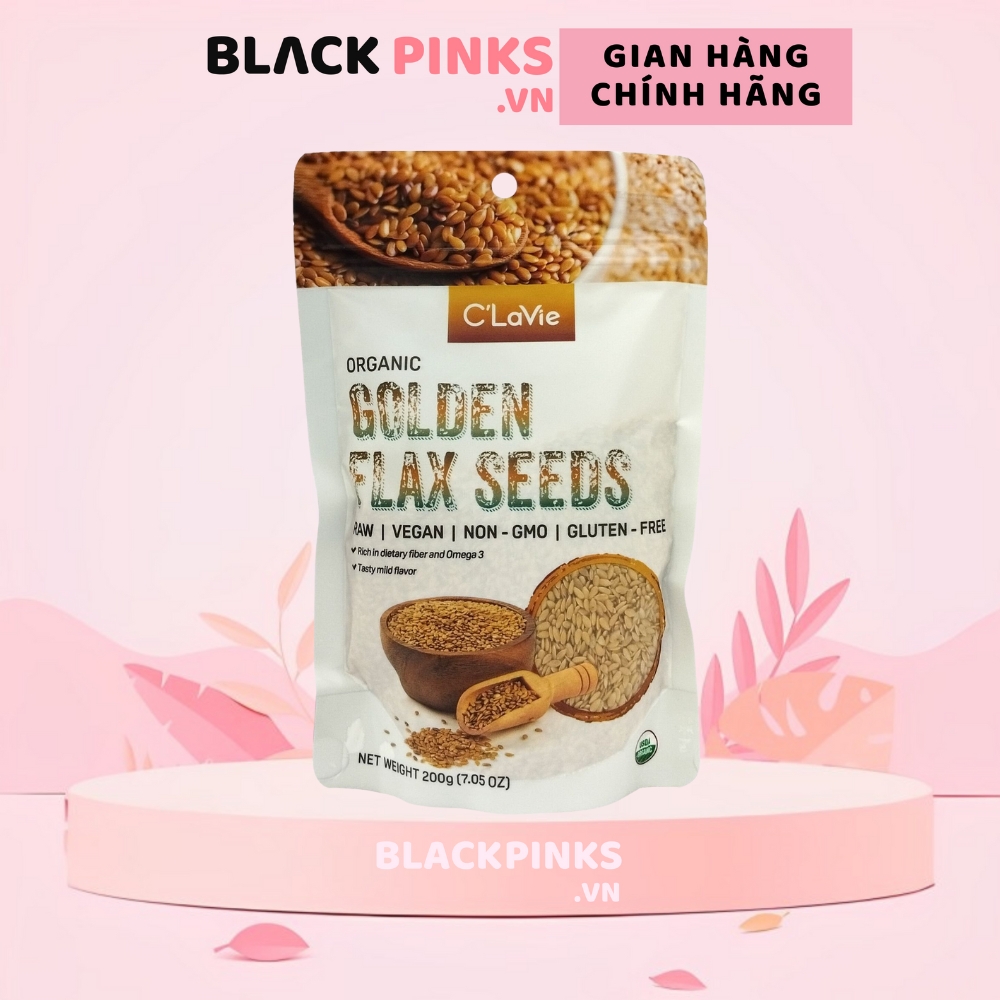 Hạt kê/hạt bí/hạt mè đen/hạt mè vàng/hạt lanh nâu/hạt lanh vàng/hạt chia hữu cơ đã tách vỏ C'LaVie 200g