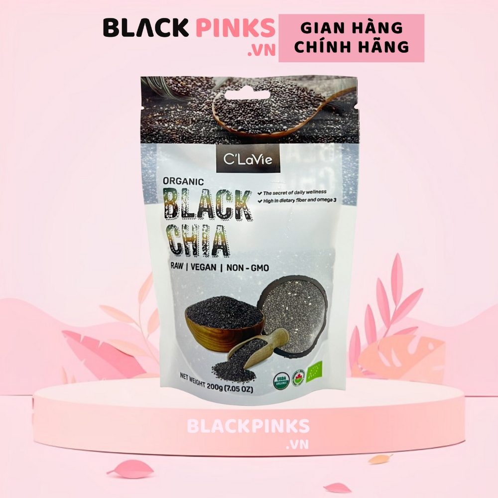 Hạt kê/hạt bí/hạt mè đen/hạt mè vàng/hạt lanh nâu/hạt lanh vàng/hạt chia hữu cơ đã tách vỏ C'LaVie 200g