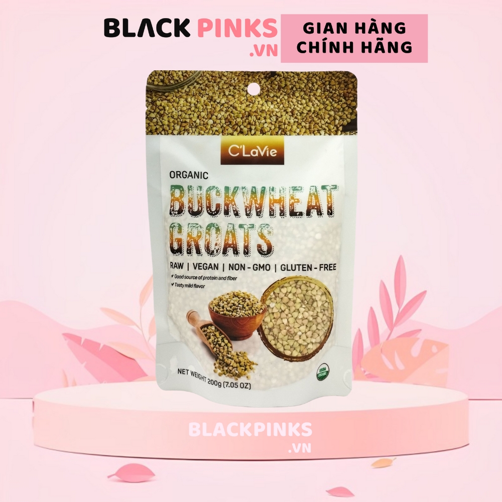 Hạt kiều mạch/đậu đỏ azuki/đậu đỏ kidney/đậu lăng đỏ/đậu nành/đậu xanh/hạt ý dĩ hữu cơ C'LaVie 200g