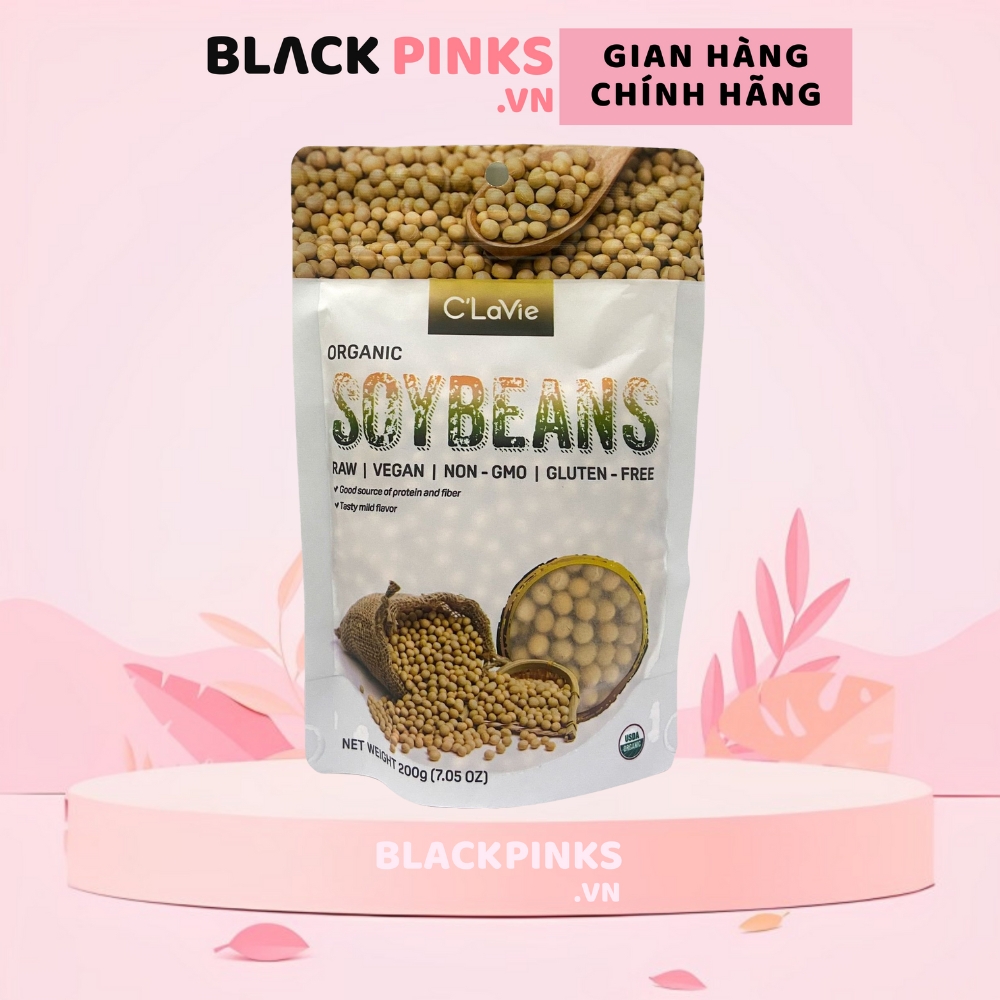 Hạt kiều mạch/đậu đỏ azuki/đậu đỏ kidney/đậu lăng đỏ/đậu nành/đậu xanh/hạt ý dĩ hữu cơ C'LaVie 200g