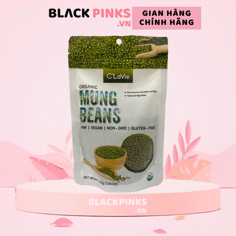 Hạt kiều mạch/đậu đỏ azuki/đậu đỏ kidney/đậu lăng đỏ/đậu nành/đậu xanh/hạt ý dĩ hữu cơ C'LaVie 200g