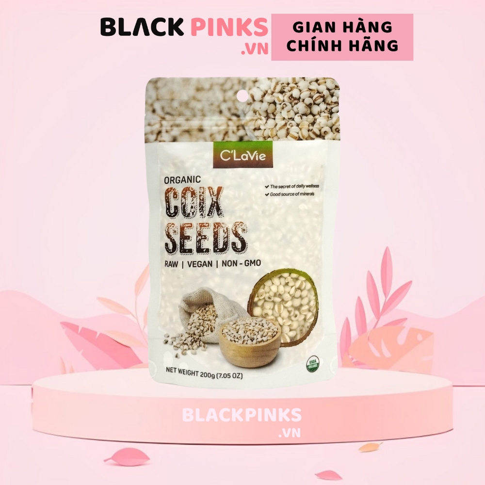 Hạt kiều mạch/đậu đỏ azuki/đậu đỏ kidney/đậu lăng đỏ/đậu nành/đậu xanh/hạt ý dĩ hữu cơ C'LaVie 200g