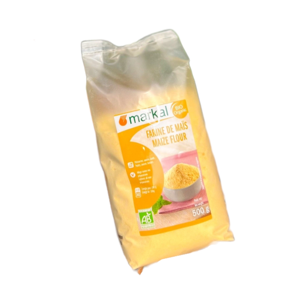 Bột bắp hữu cơ hạt mịn Markal 500g