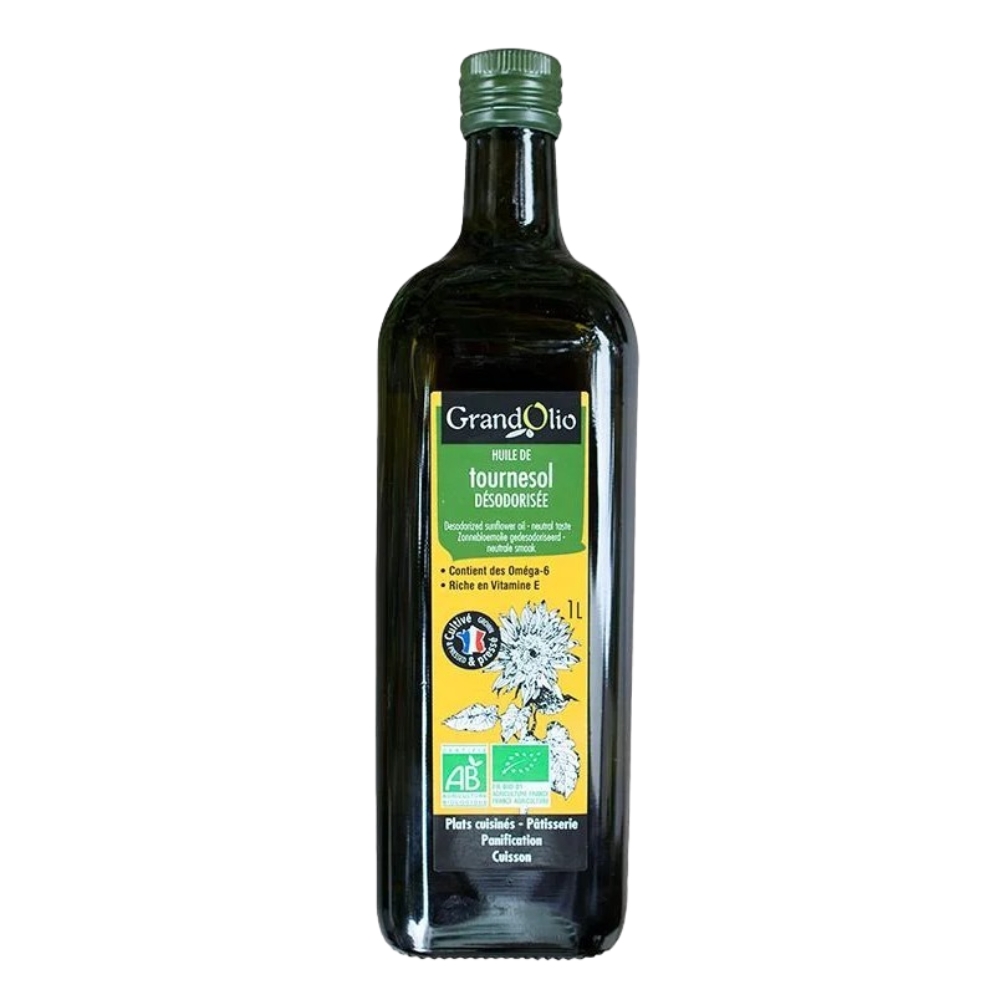 Dầu ăn hướng dương hữu cơ Grand Olio 1 lít