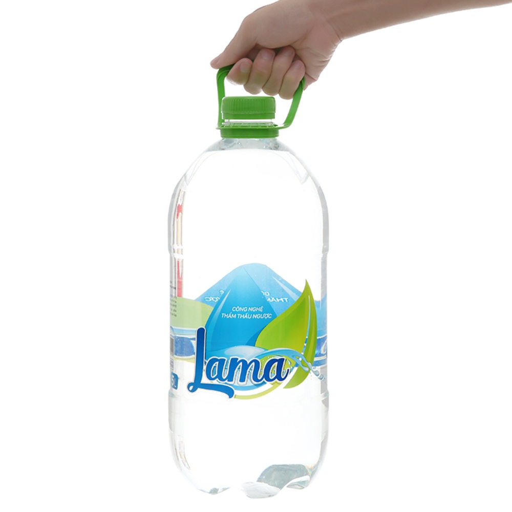 Thùng 4 chai nước tinh khiết Lama 5 lít