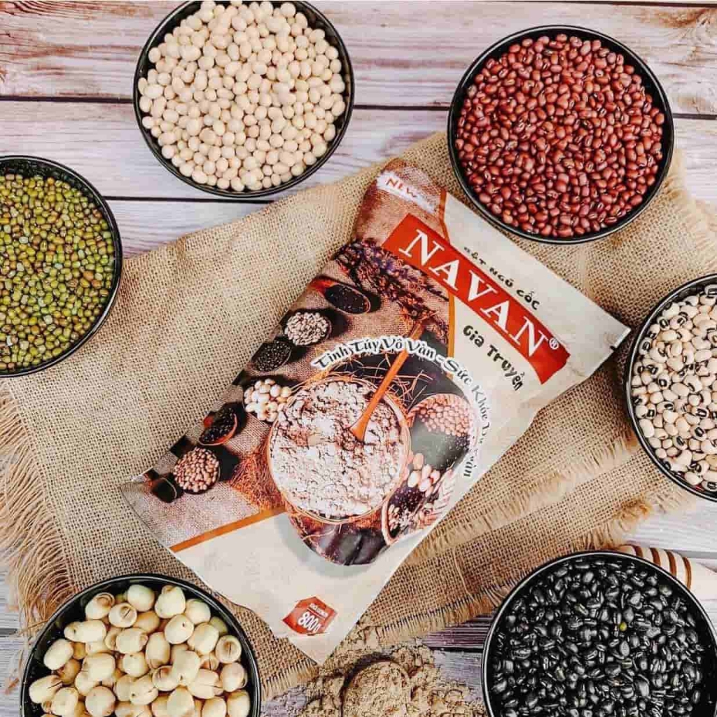 Bột ngũ cốc lợi sữa Navan (800g)