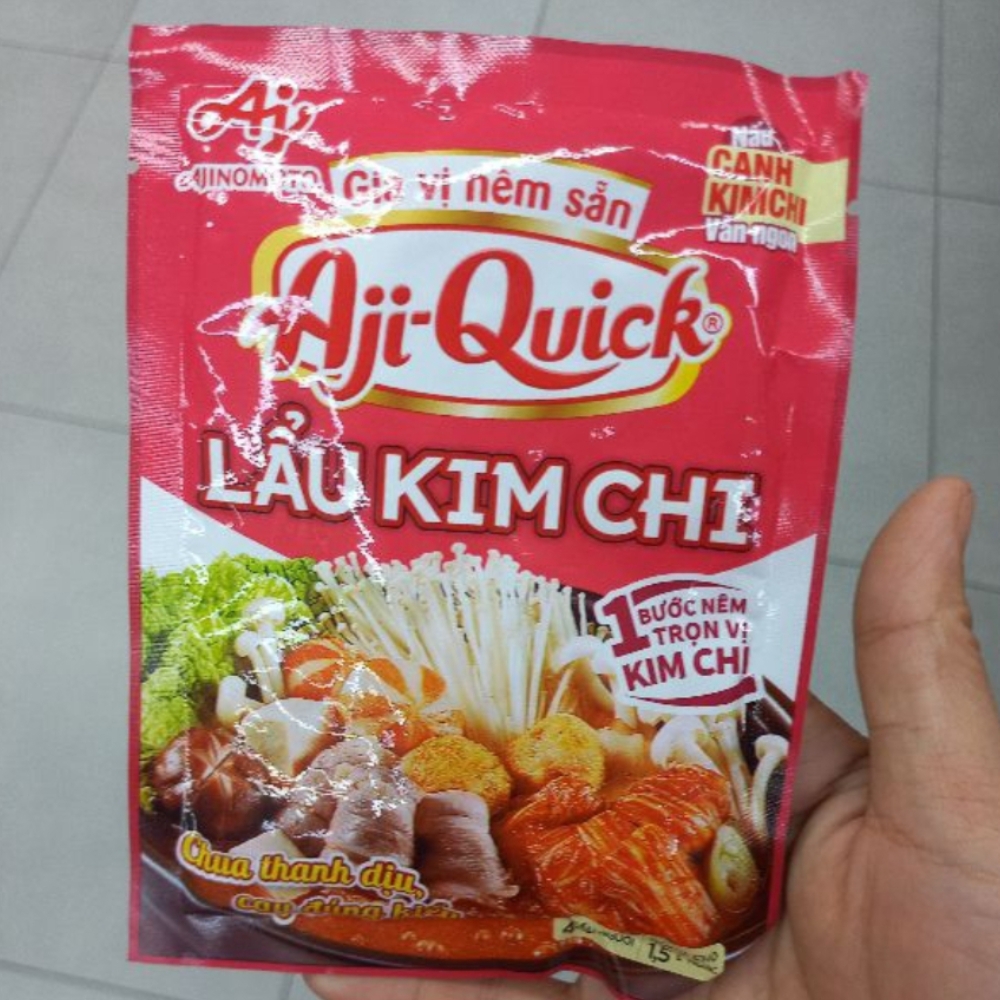 [Combo 10 gói] Gia vị nêm sẵn lẩu kim chi Aji-Quick gói 46g