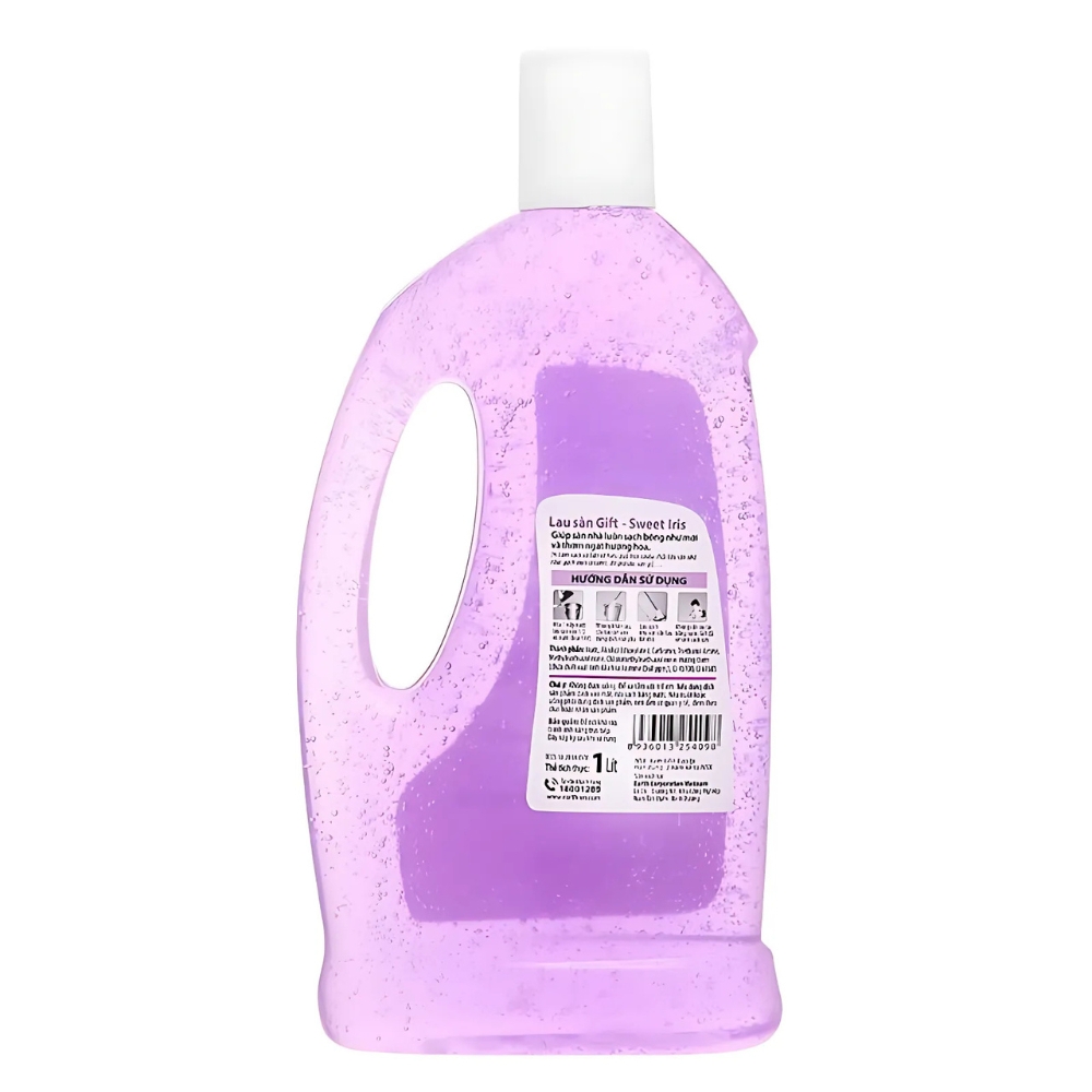 Thùng 12 chai nước lau sàn Gift hương hoa lan chai 1 lít